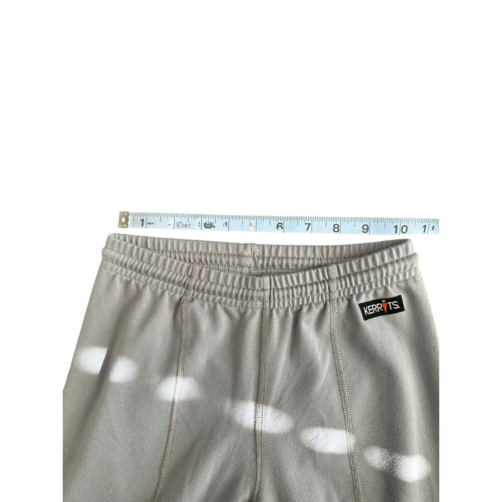 Kerrits Girl's Gray Drawstring Stretch Equestrian Riding Leggings Large - Picture 10 of 13